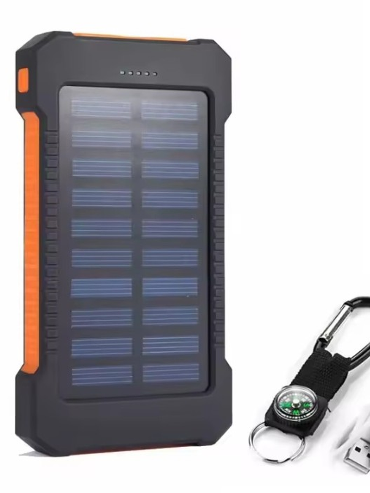 Power Bank Solar Doble Carga Impermeable 100.000 mah 7