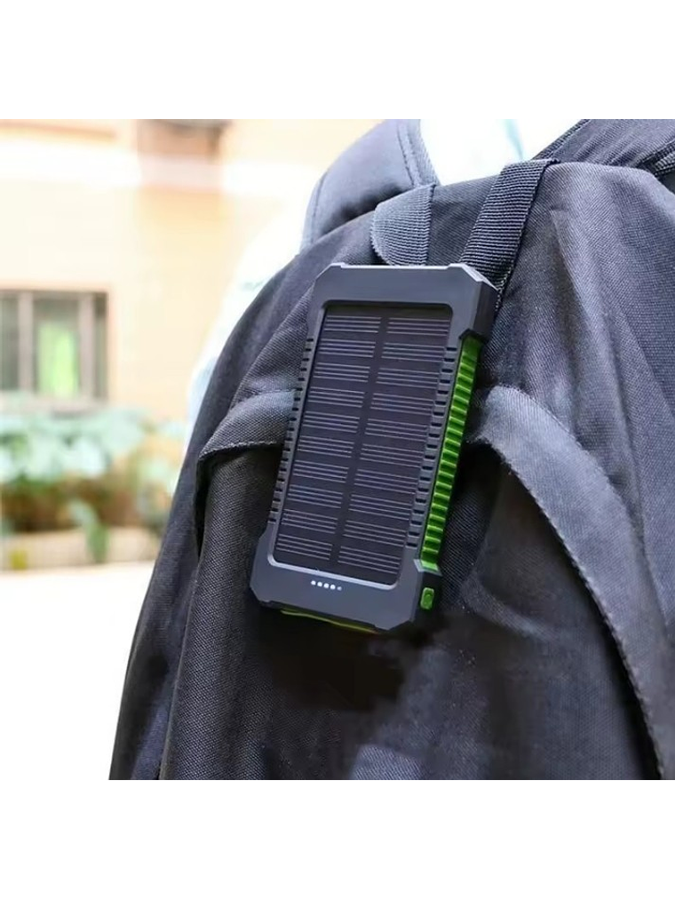 Power Bank Solar Doble Carga Impermeable 100.000 mah 13