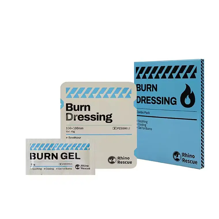 Pack Gel para Quemaduras con Apósito Rhino Rescue 4
