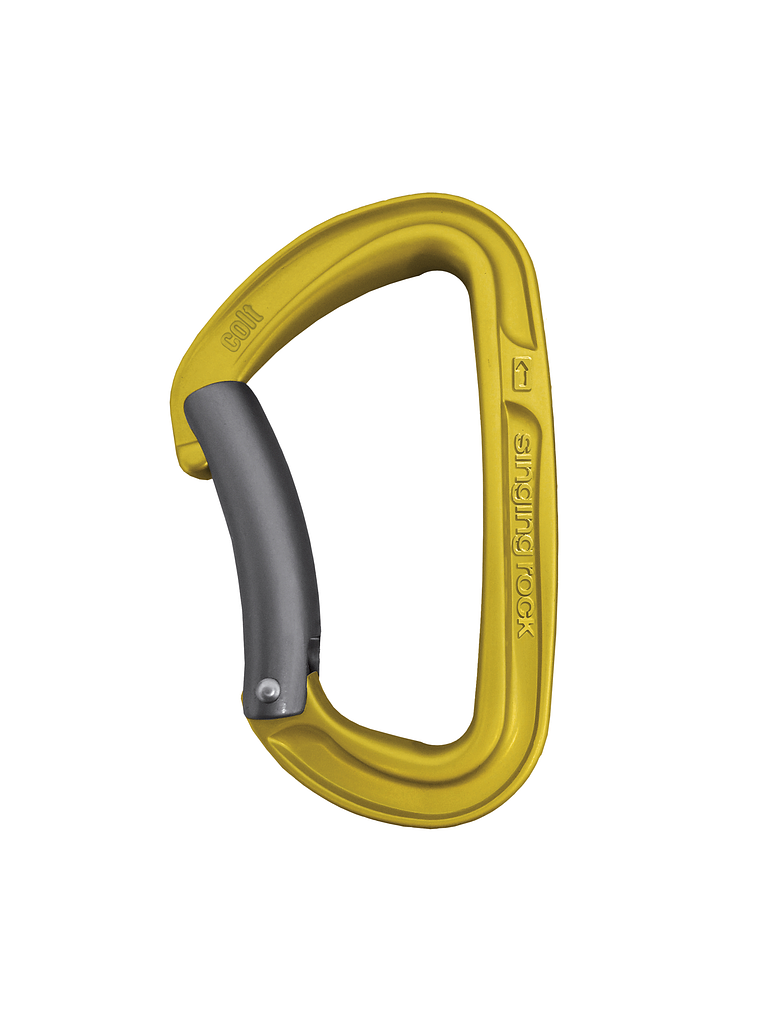 Mosquetón Sin Seguro Colt Curvo Singing Rock 1