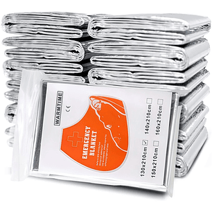 Pack 6 Mantas Térmicas de Emergencia