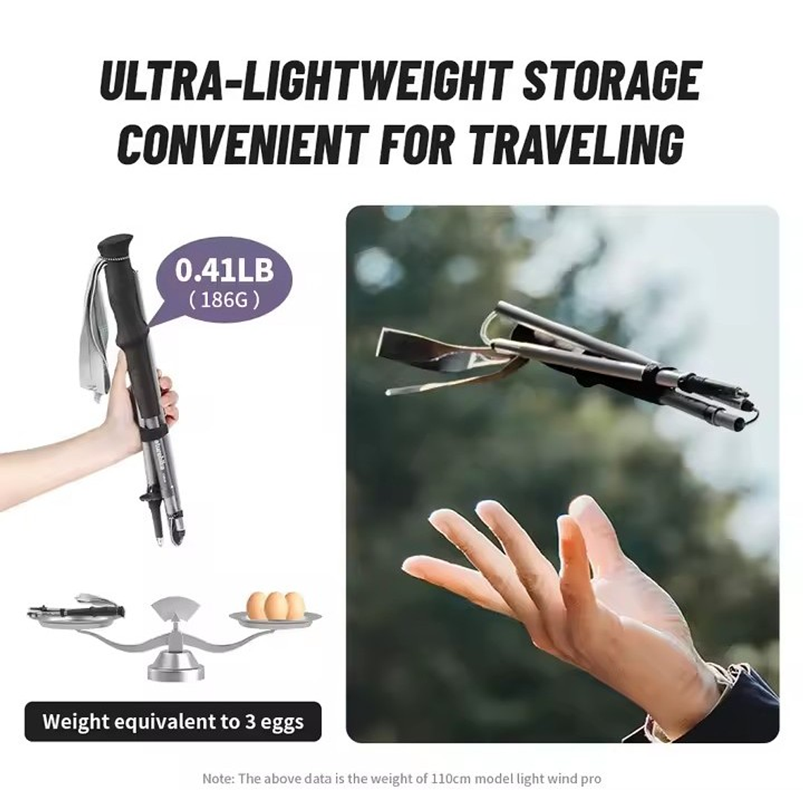 Bastones Plegables Naturehike Lightwind Pro Purple 2