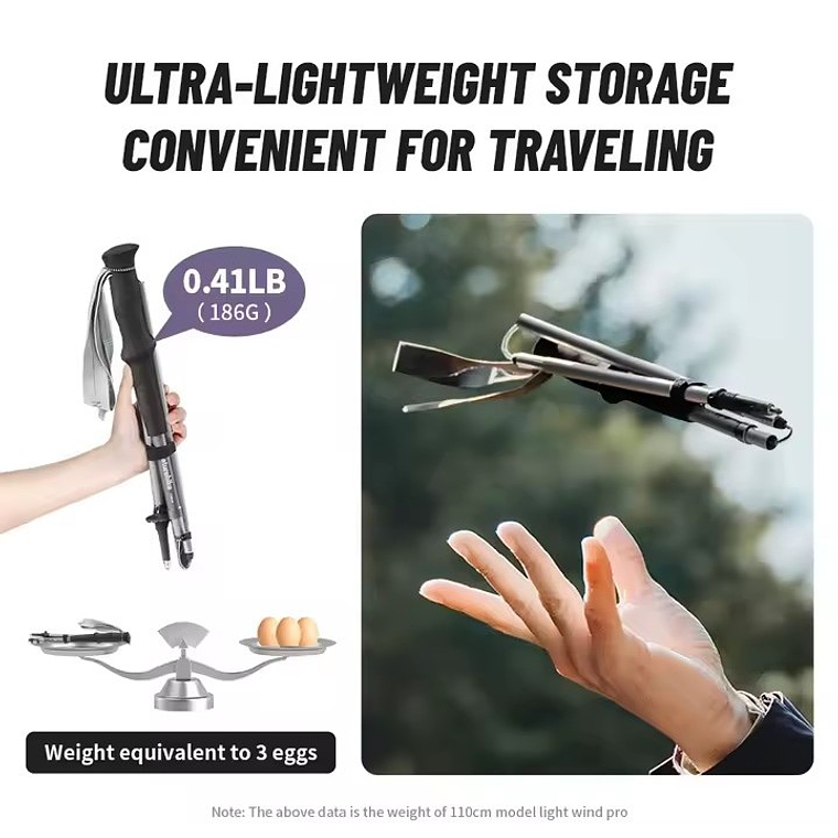 Bastones Plegables Naturehike Lightwind Pro Purple 2