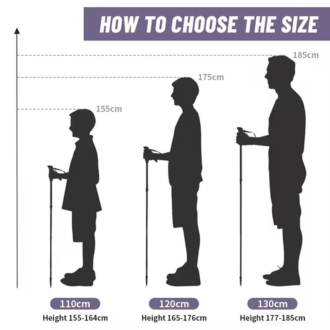 Bastones Plegables Naturehike Lightwind Pro Purple 5