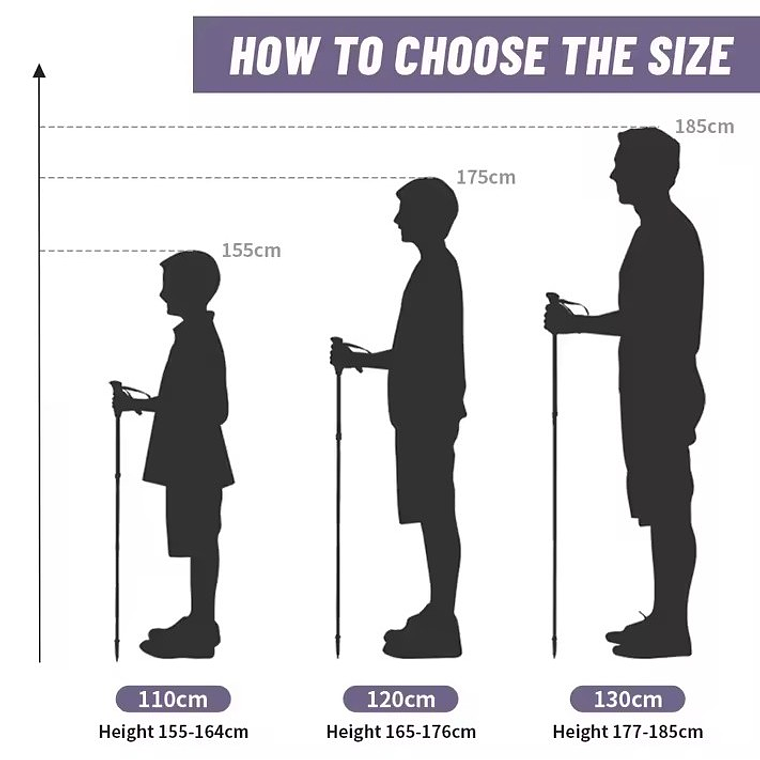 Bastones Plegables Naturehike Lightwind Pro Purple 5