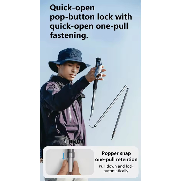 Bastones Plegables Naturehike Lightwind Pro Purple 10