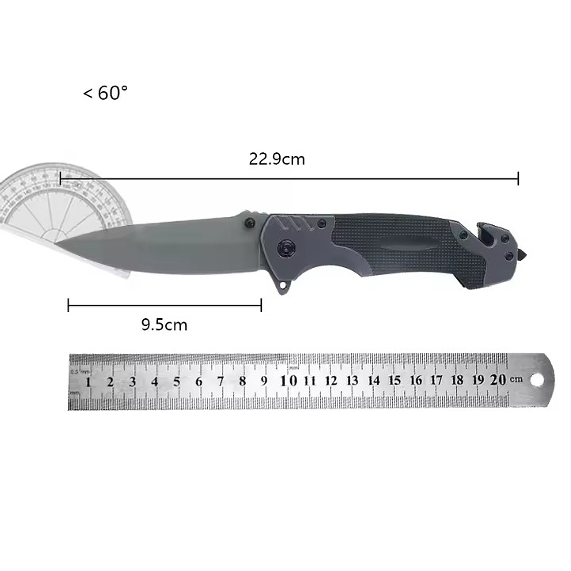 Cuchillo Plegable Táctico EDC 22,9 cm 2