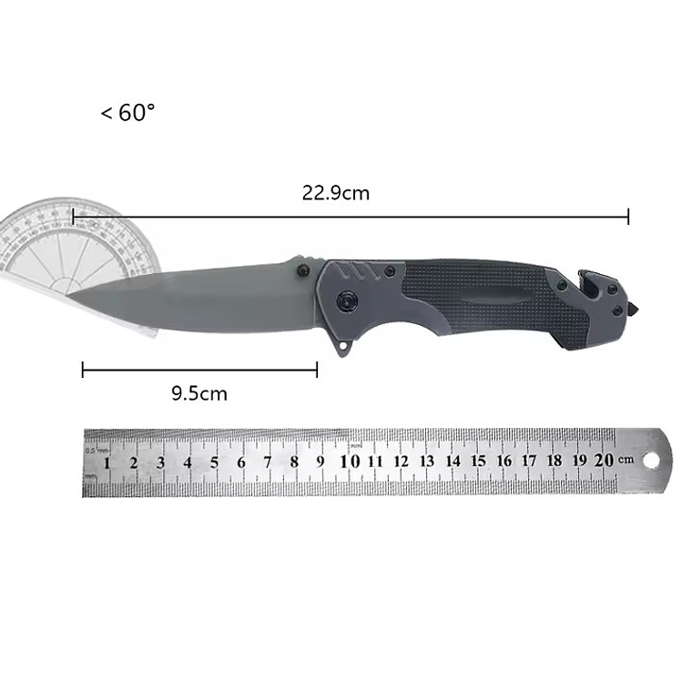Cuchillo Plegable Táctico EDC 22,9 cm 2