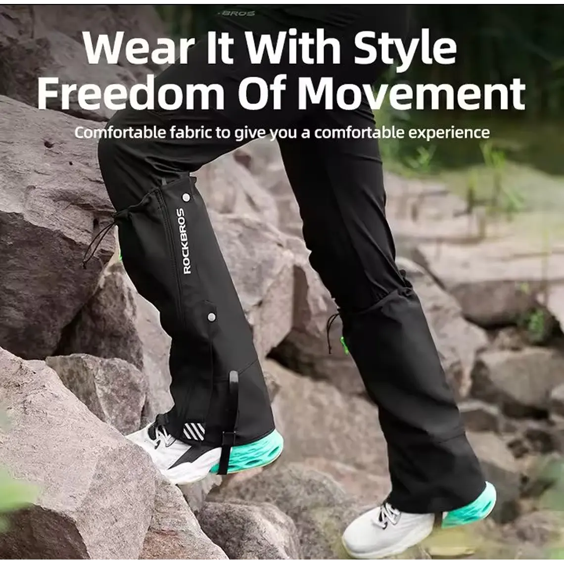 Polainas  Impermeables para Nieve y Trekking Rockbros T  8