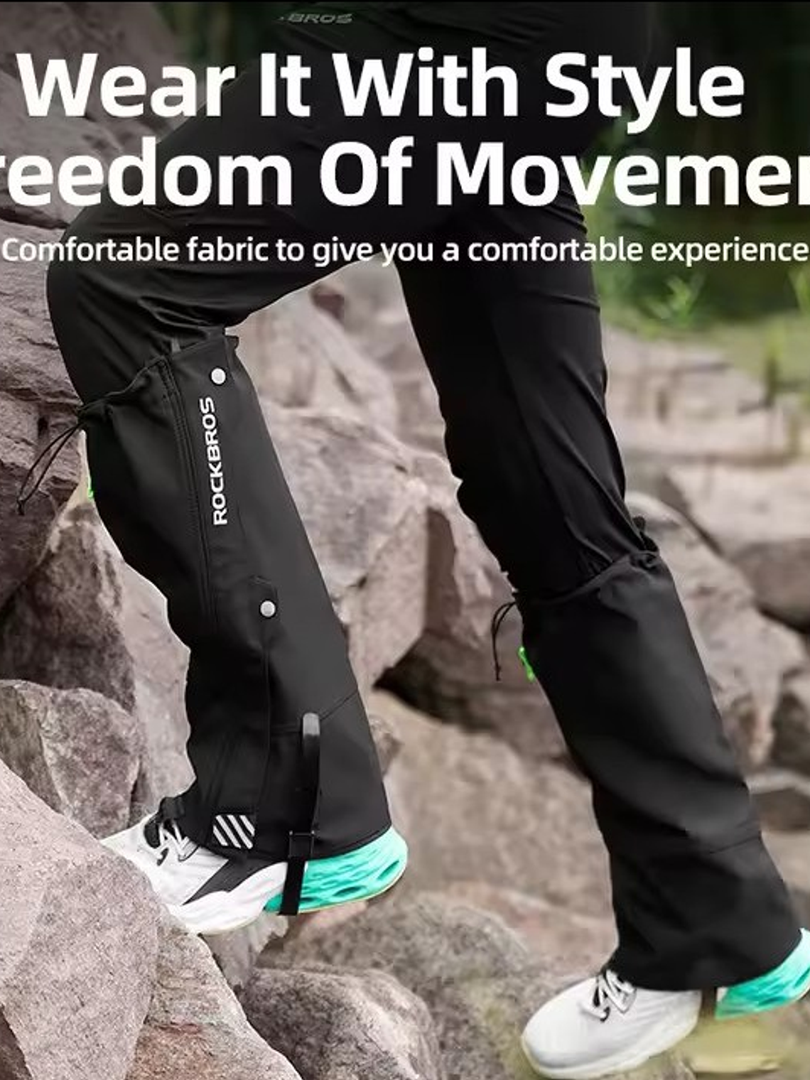 Polainas  Impermeables para Nieve y Trekking Rockbros T S/M 8