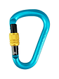 Mosquetón HMS Screwlock Trango Regulock Cyan para Escalada - thumbnail 1