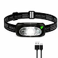 Linterna Frontal LED con Sensor | Recargable USB - Miniatura 1