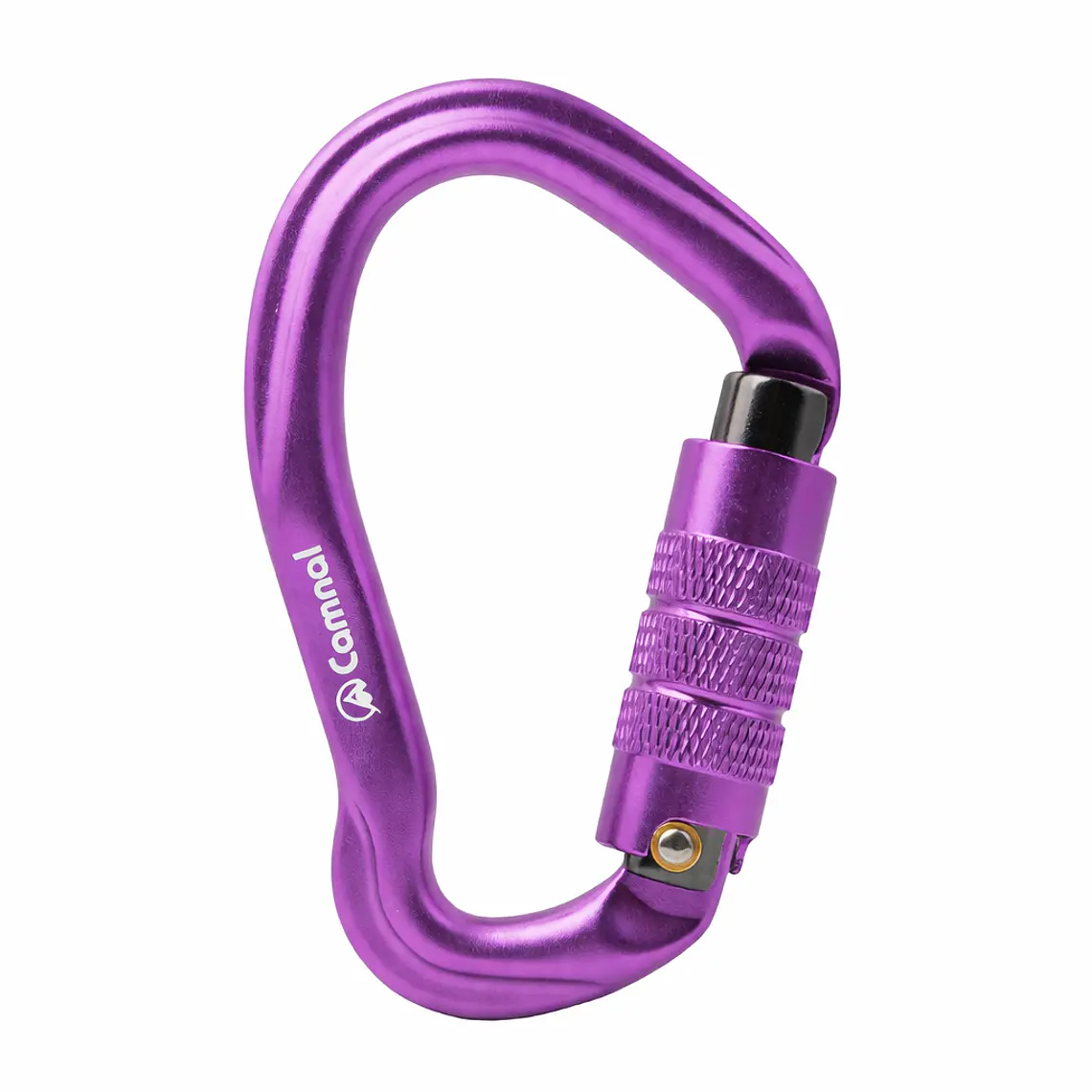 Mosquetón Automático Certificado 23kN Morado | Camnal 1