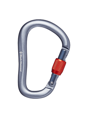 Mosquetón Black Diamond RockLock Screwgate 24kN | HMS Grande de Rosca