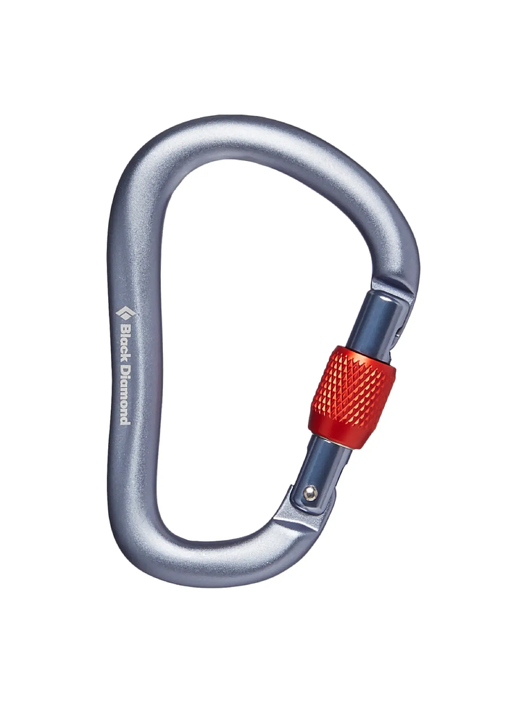 Mosquetón Black Diamond RockLock Screwgate 24kN | HMS Grande de Rosca 1