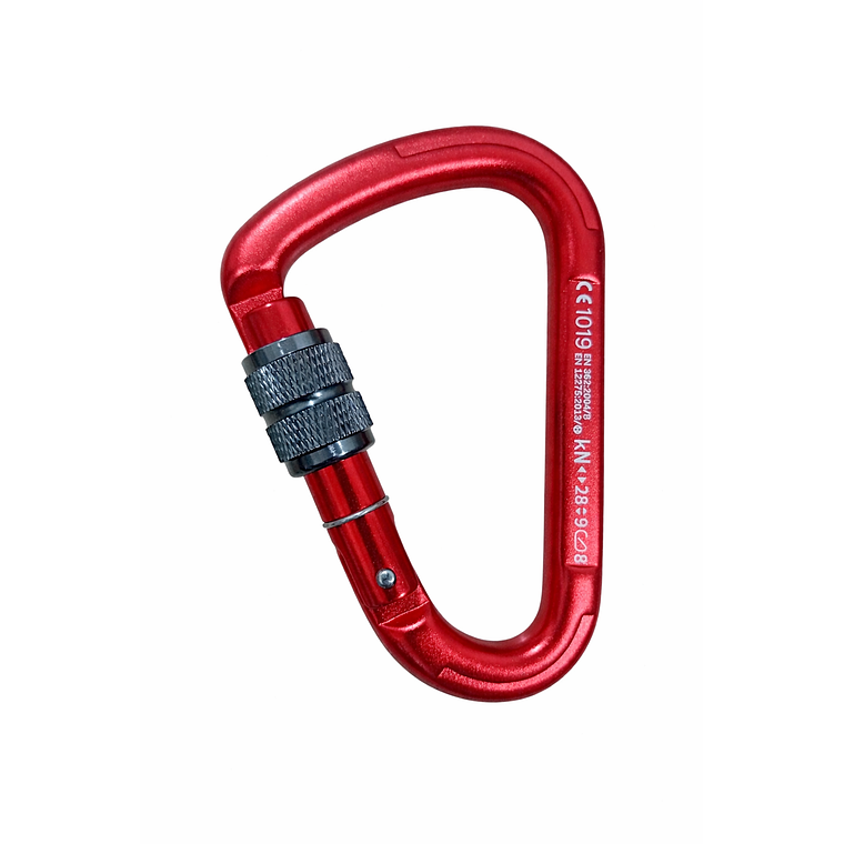 Mosquetón HMS Seguro Rosca 28kN Certificado | Alta Resistencia 2