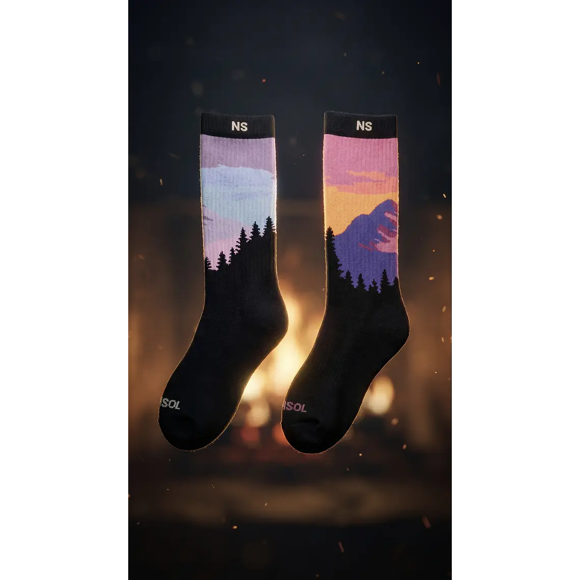 Alba & Crepúsculo | Pack Dos Pares Calcetines Lana Merino Unisex 13