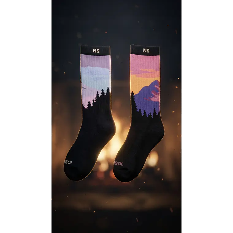Alba & Crepúsculo | Pack Dos Pares Calcetines Lana Merino Unisex 13