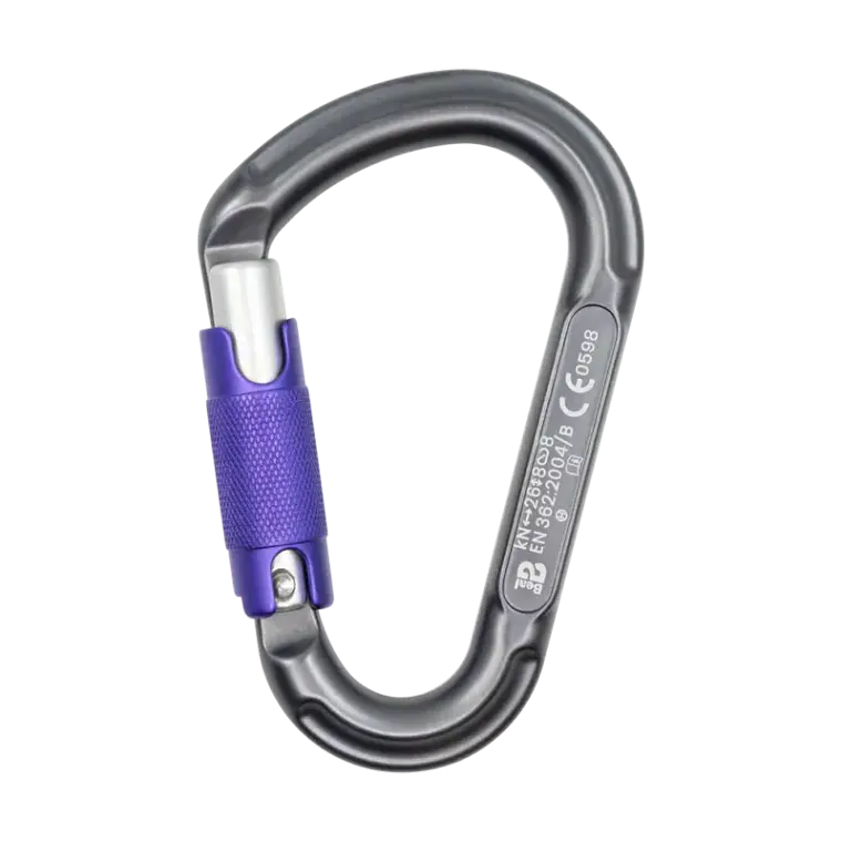 Mosquetón Aluminio HMS 3 Tiempos 26kN Be lock 3-Matic – BEAL 1