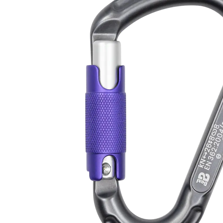 Mosquetón Aluminio HMS 3 Tiempos 26kN Be lock 3-Matic – BEAL 4