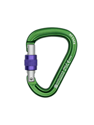 Mosquetón HMS Beal Be Safe Screw 28 kN Verde | Nevasol