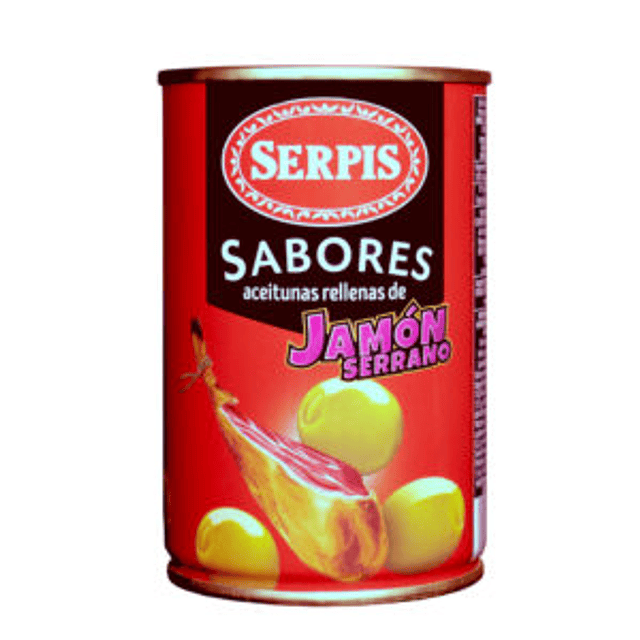 Aceitunas Rellenas Jamos Serrano Serpis