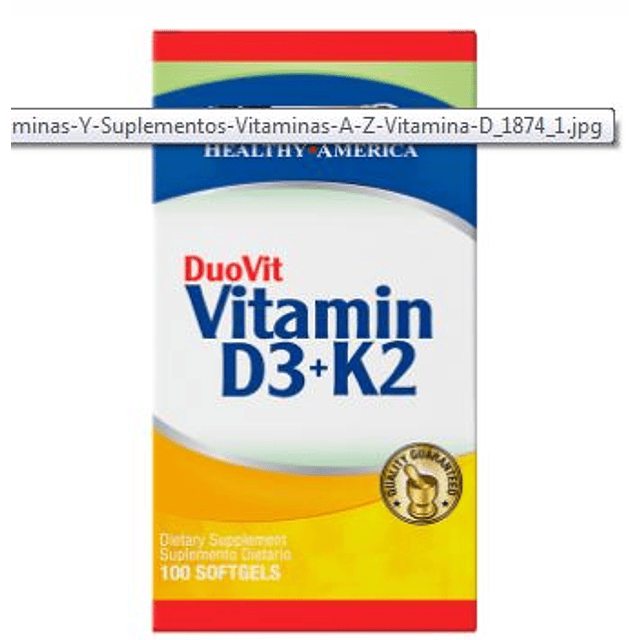 Duovit Vitamin D3+K2 100 Softgels