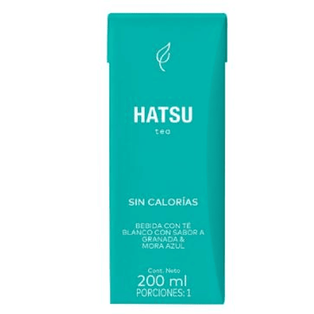 Hatsu Tea Sabor Granada & Mora 200Ml