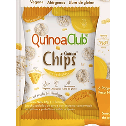 Chips Queso  Vegano Quinua Club Maiz Con Probioticos * 12G