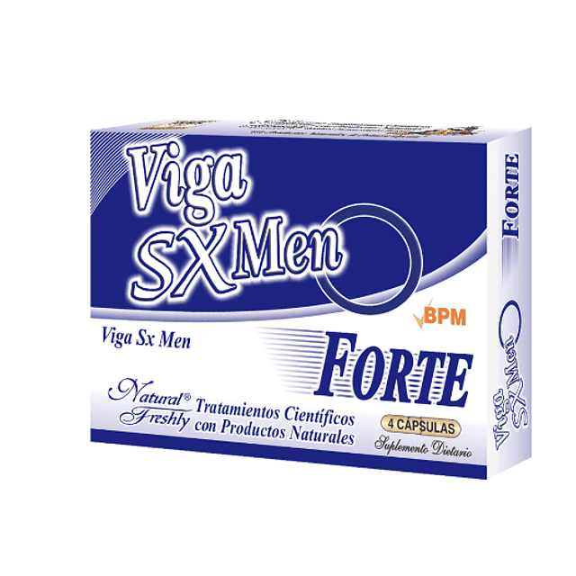 Viga Sex  Men Forte X 4 Cap