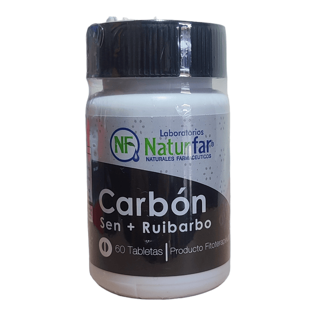 Carbon Vegetal+Sen+Ruib X 60 Tab NATURFAR