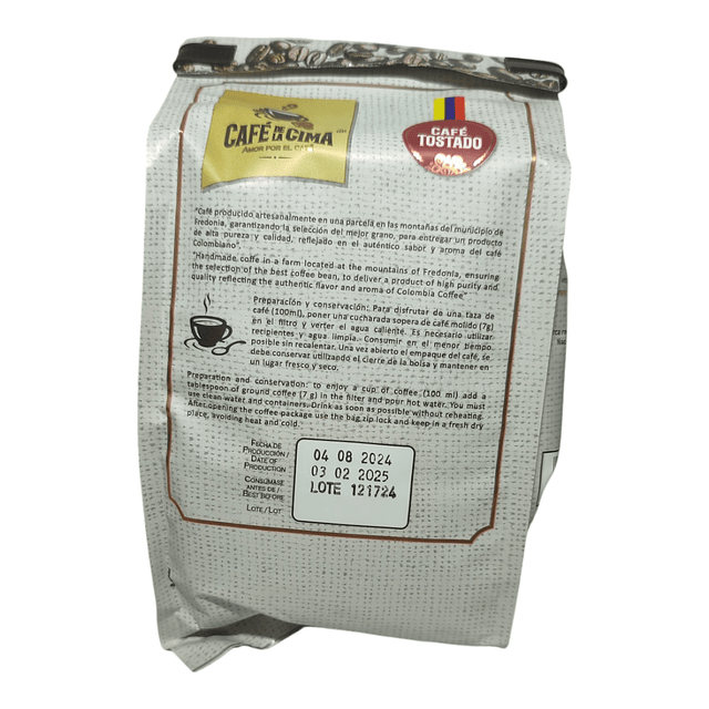 Cafe De La Cima Grano 250 Gr