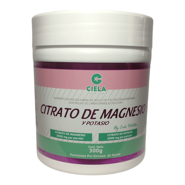 Citrato Magnesio Y Potasio 300 Gr Ciela