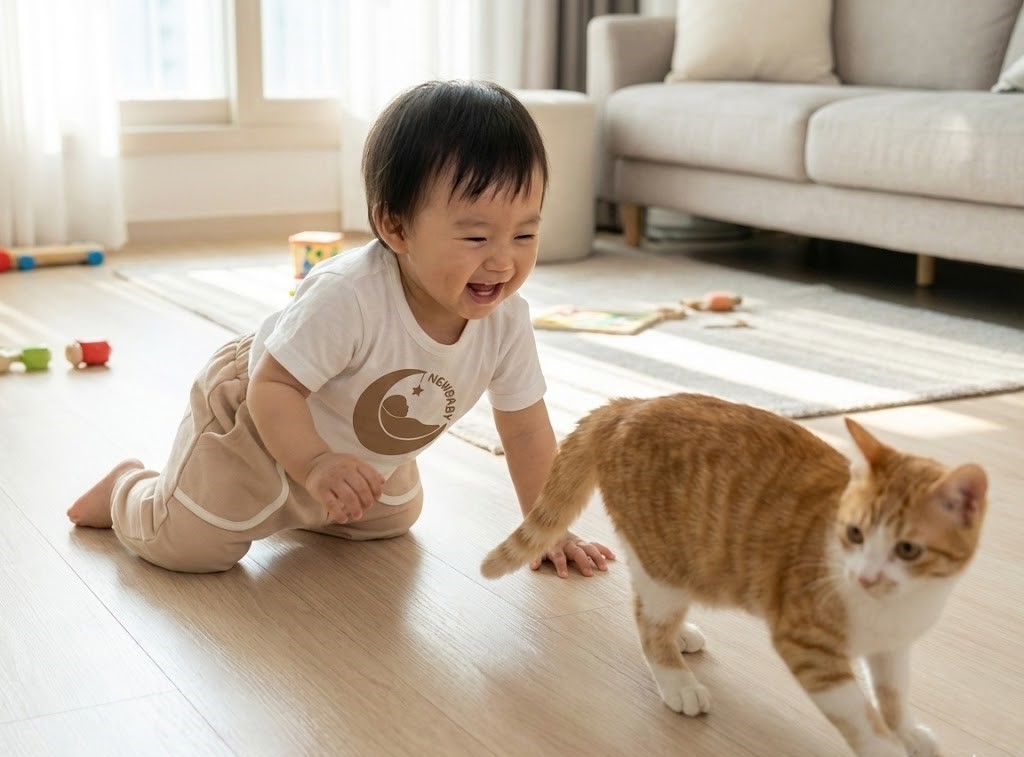 Pantalón Bebé Nube Suave Blanco Crema – 100% Algodón Elasticado que Acompaña Cada Movimiento 3