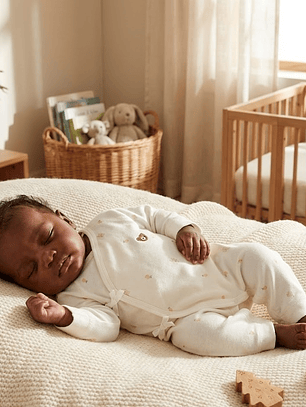 Enterito Osito Clásico Blanco – 100% Algodón Natural para Piel Sensible