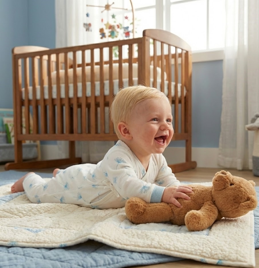 Enterito Pluma Celeste – 100% Algodón Natural para Piel Sensible 4