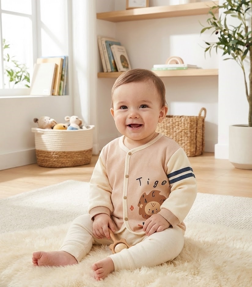 Chaleco Tigre Aventurero – 100% Algodón Natural para Piel Sensible 2