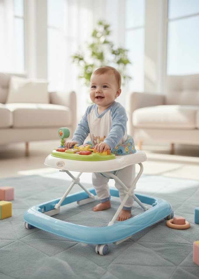 Enterito Ositos Bakery Celeste – 100% Algodón Suave para Piel Sensible 4