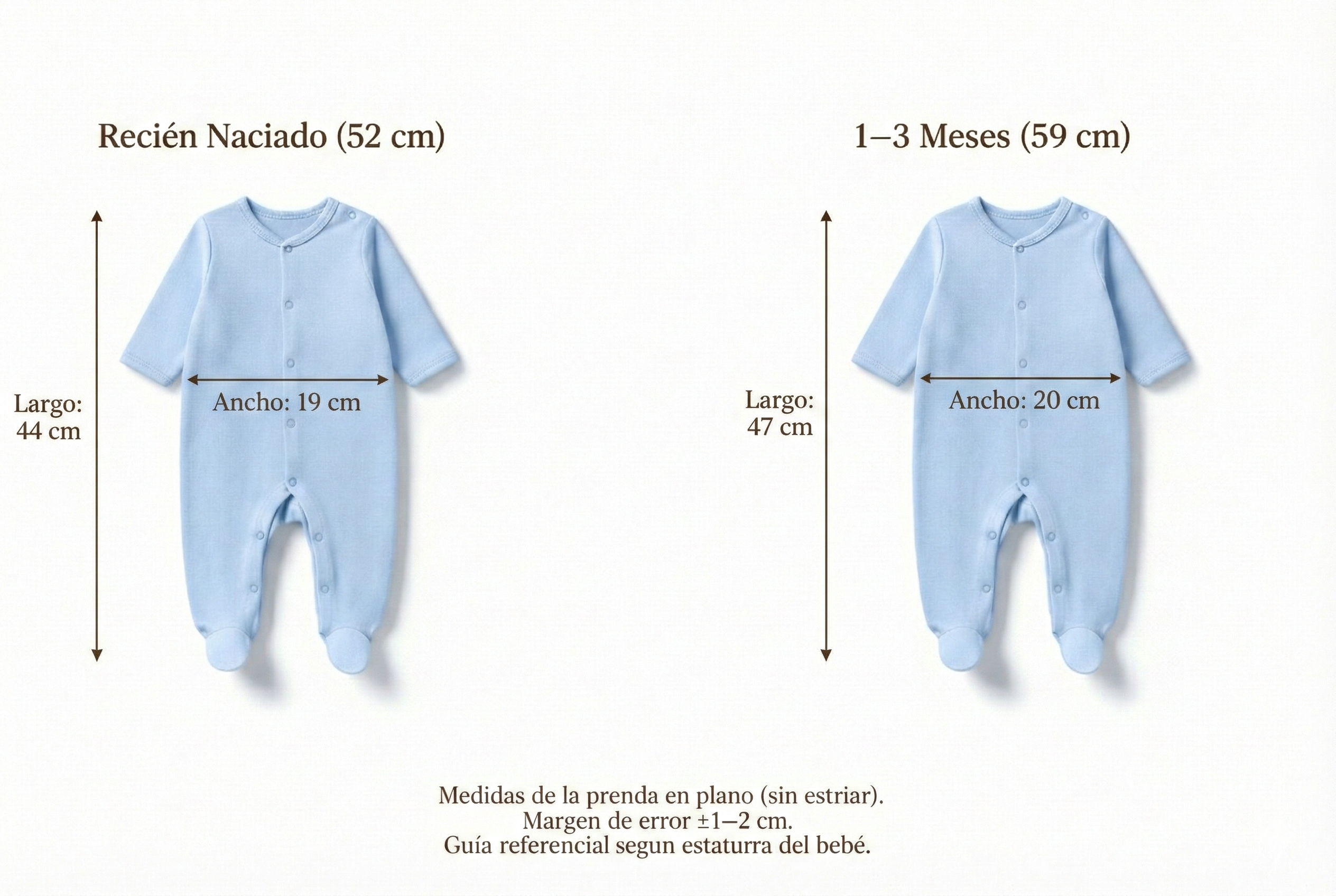 Enterito Pluma Celeste – 100% Algodón Natural para Piel Sensible 10