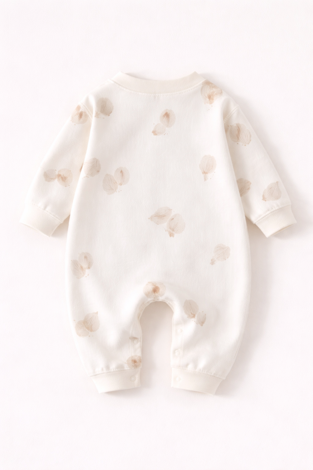 Enterito Hojas Suaves Beige – 100% Algodón Premium para Piel Sensible 5