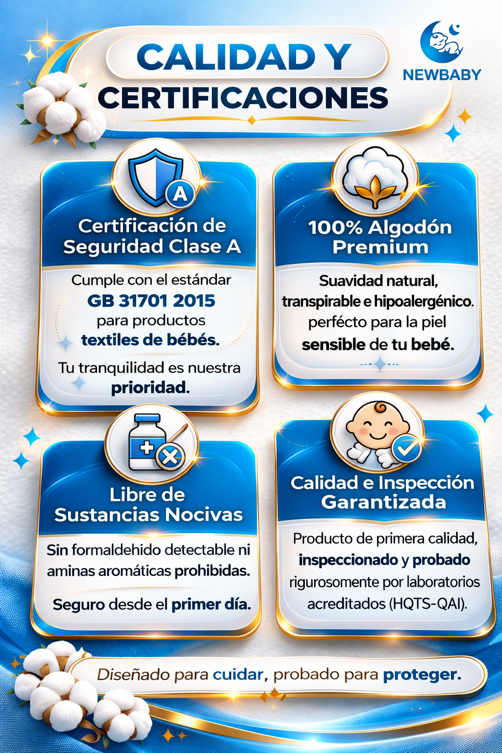 Enterito Ositos Bakery Celeste – 100% Algodón Suave para Piel Sensible 11