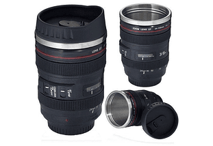 Camera Lens Travel Mug