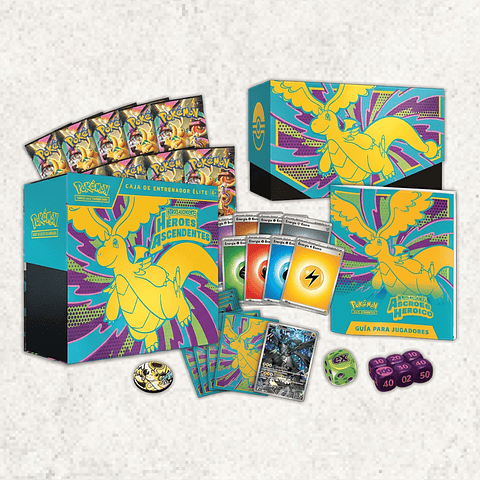 Pokemon Elite Trainer Box Megaevolución-Ascenso Heroico Español