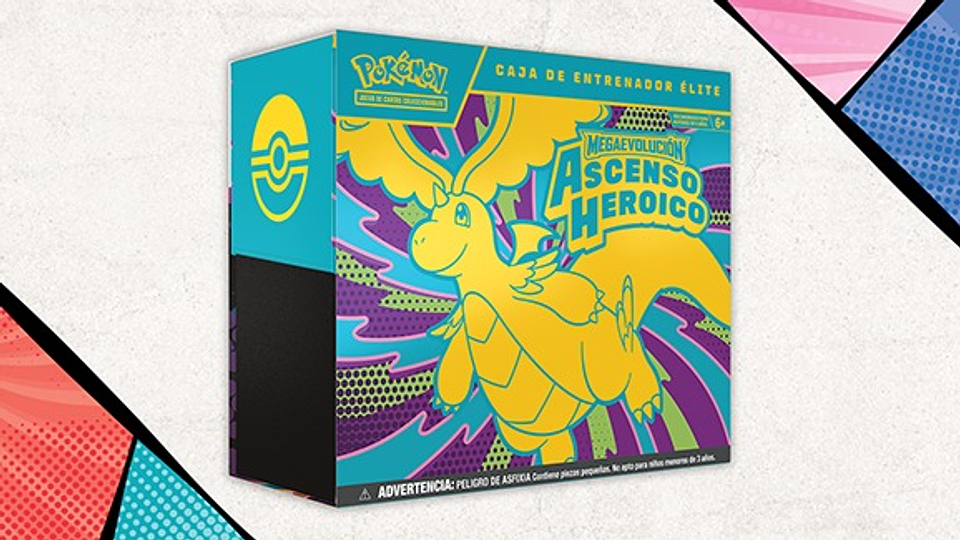 Pokemon Elite Trainer Box Megaevolución-Ascenso Heroico Español 1
