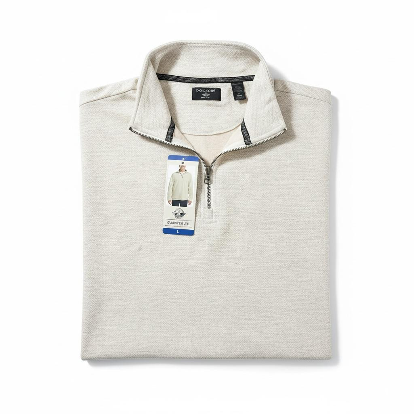 Sudadera Dockers para hombre con cremallera de 1/4 3