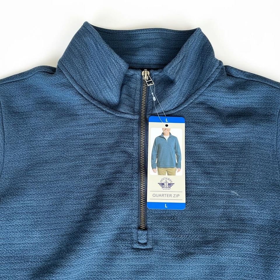 Sudadera Dockers para hombre con cremallera de 1/4 4