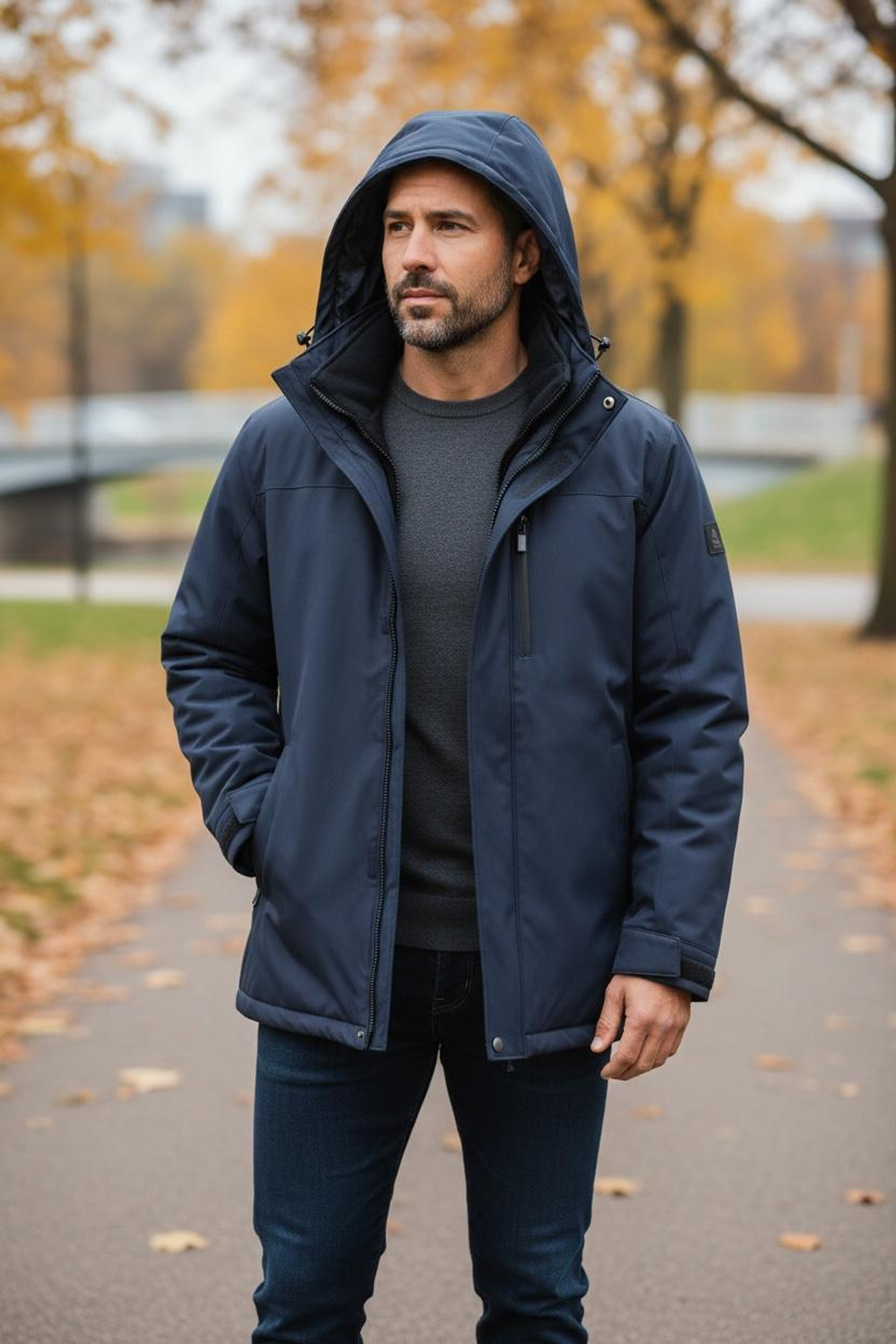 Chaqueta Weatherproof azul impermeable 2