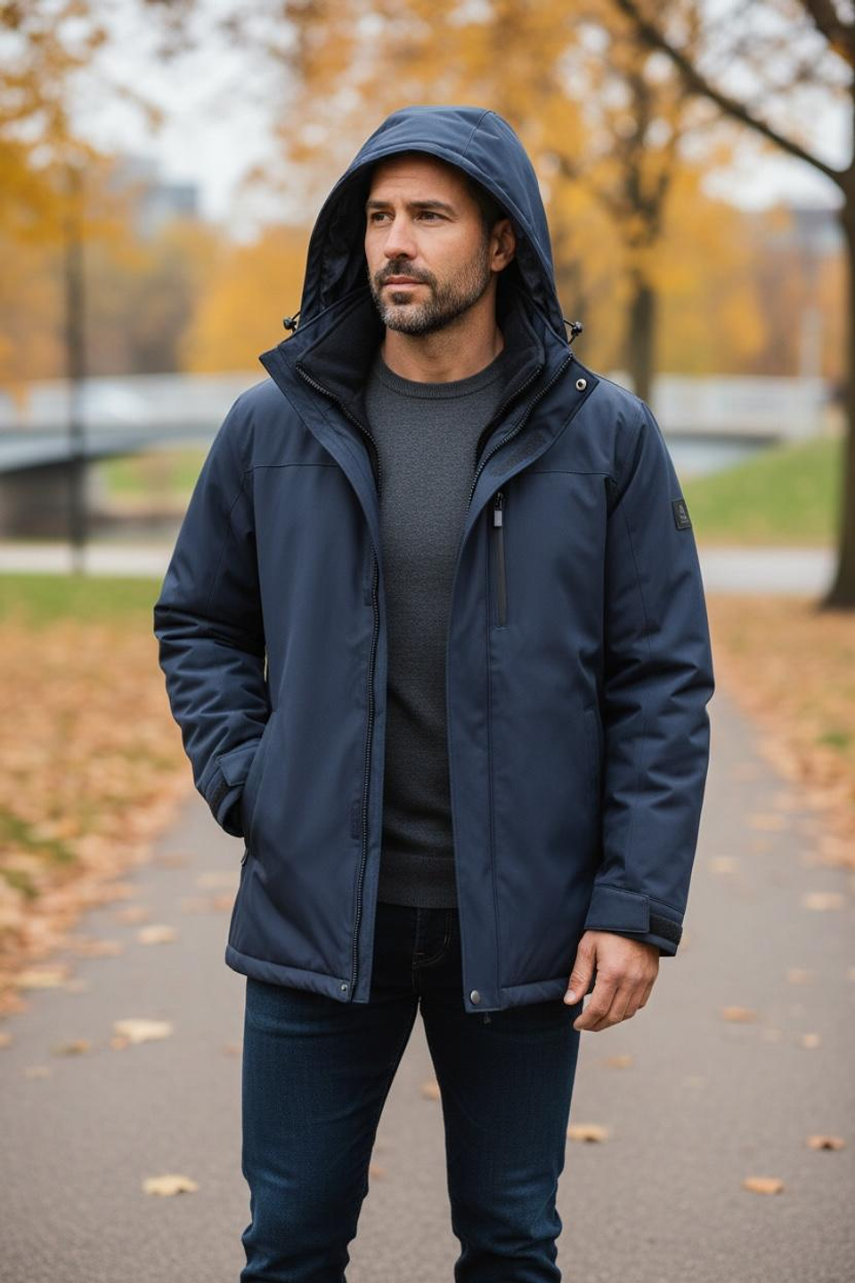 Chaqueta Weatherproof azul impermeable 2