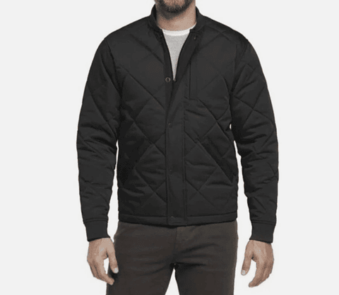Chaqueta Bomber Quilter verde acolchada Banana Republic