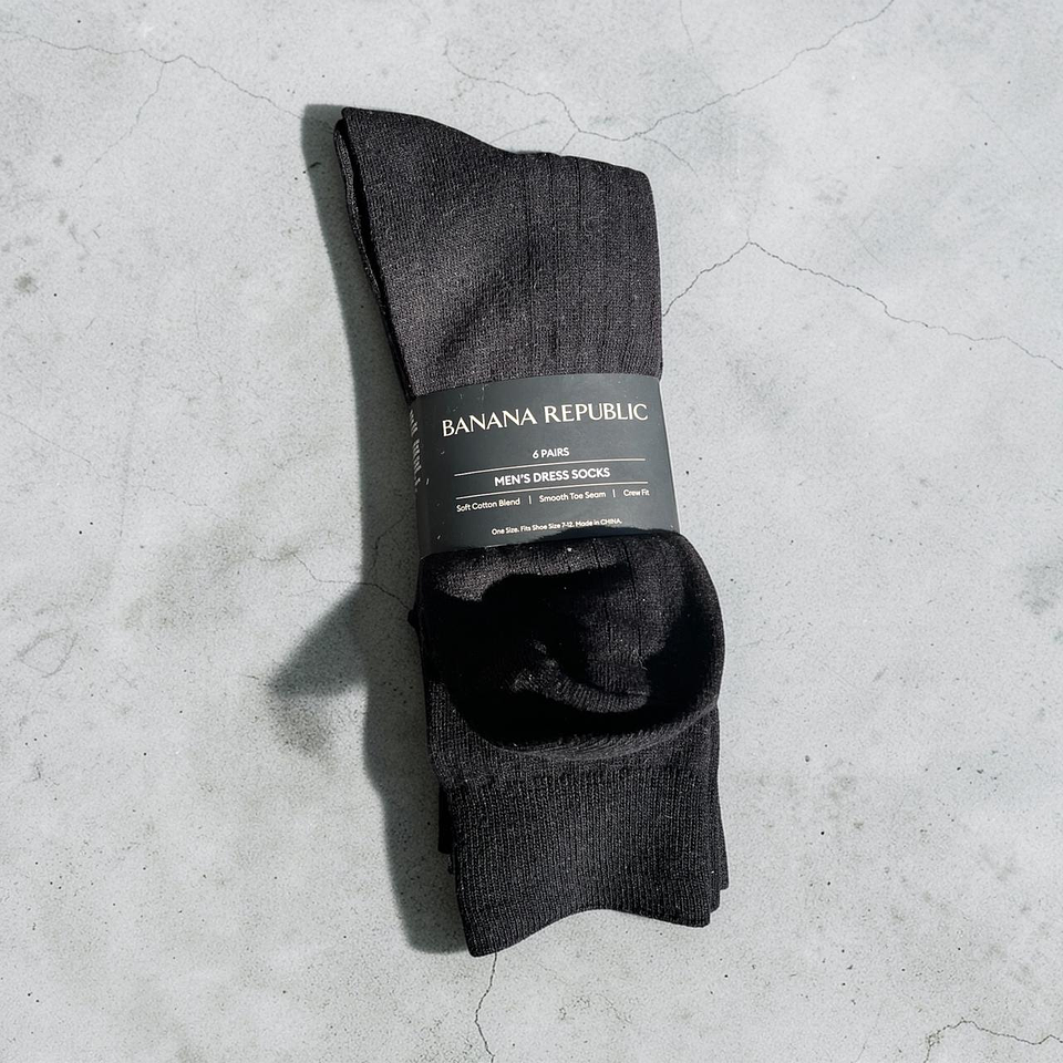 Calcetin Banana republic  pack de 6 pares de calcetines 1